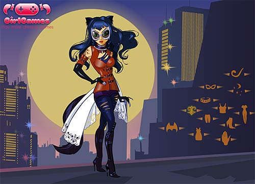 catwoman night dress up screenshot catwoman night dress up screenshot