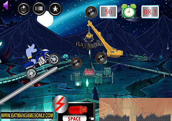 Batman ATV Rider: choose vehicle image of Batman ATV Rider: choose vehicle