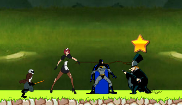 Batman Fight 2: Penguin and the rest of foes in one place