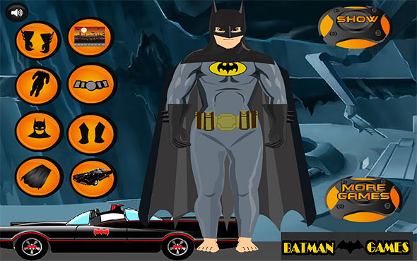 In Batman Mega Dressup you are allowed backgrounds as you like image of Batman Mega Dressup: backgrounds