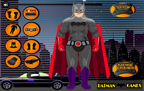 Batman Mega Dressup: lot's of cool gadgets inside image of Batman Mega Dressup: cool gadgets