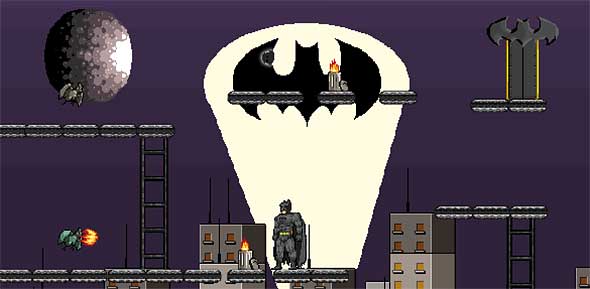 Batman Night Escape - platform game