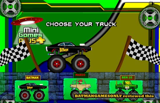 Superhero Truck Race: Pick your favourite rider Superhero Truck Race: Pick your favourite rider