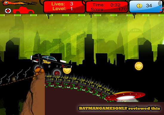 Superhero Truck Race game screenshot