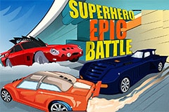 Batmobile In Epic Battle