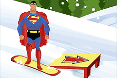 Superman Snowboarding