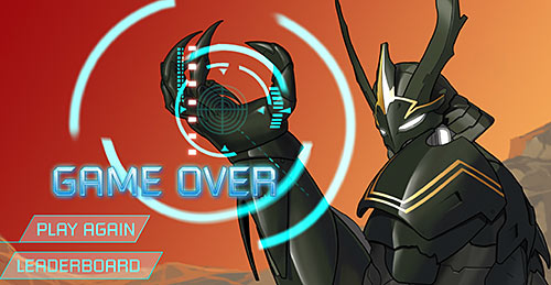 Game Over Armored Justice Game Over