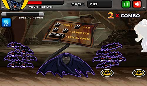 Batman engages special powers Batman engages special powers
