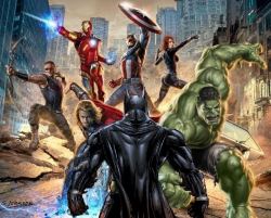 Batman against Avengers image