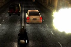 Drive through heavy traffic with bomb explosion blasts