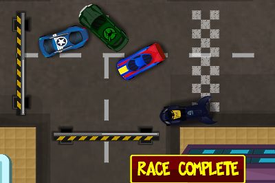 Superhero Racers level complete Superhero Racers screenshot - level complete