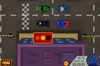 Superhero Racers start position Superhero Racers screenshot