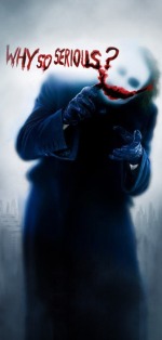 Dark Night Movie slogan - why so serious