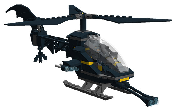 LEGO batcopter toy image of bat copter LEGO