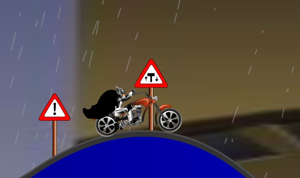 Batman Drive: yet another dirt bike with some cool twists!