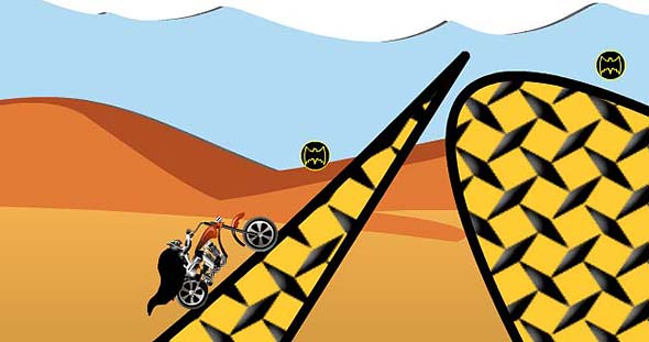 Batman Driver 3: going over cliffs