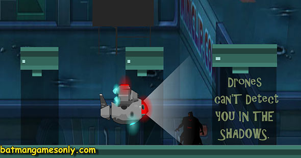 Batman Forgotten City:deactivating alarm on stage 2 image of Batman Forgotten City drones on stage 1