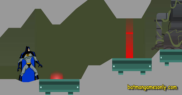 Batman Forgotten City:passing by the red barrier on stage 3 image of Batman Forgotten City stage 3 barriers