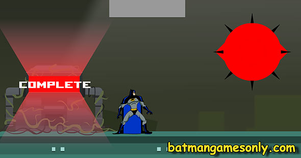 Batman Forgotten City:passing by the red flickering deadly rays of light image of Batman Forgotten City: Stage 4 flickering beams