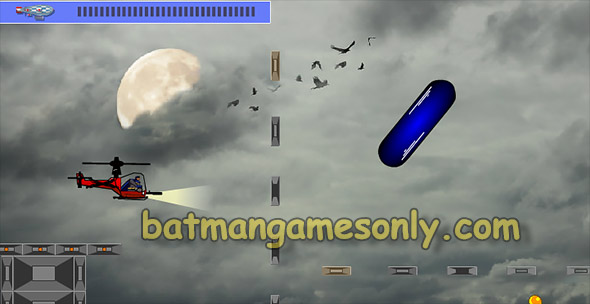 Batman helicopter show gameplay image of Batman helicopter show
