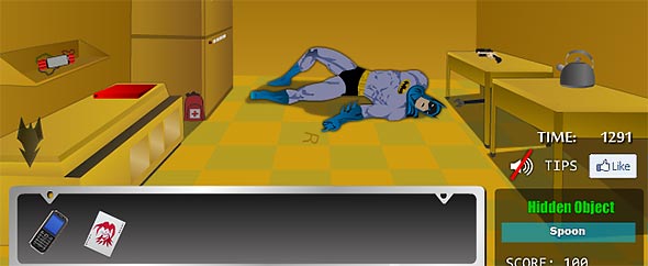 Batman Joker Card - Point and click room escape game