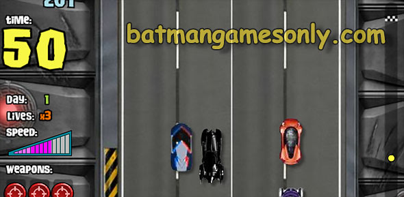 Batman Madness 2: gameplay image of race from Batman Madness 2