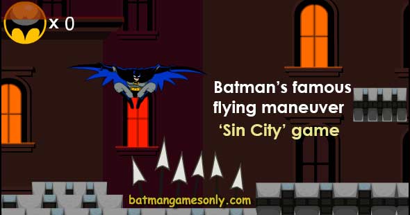 Batman Sin City uses exactly the same flyover maneuver as Forgotten City image of Batman Sin City flyover maneuver