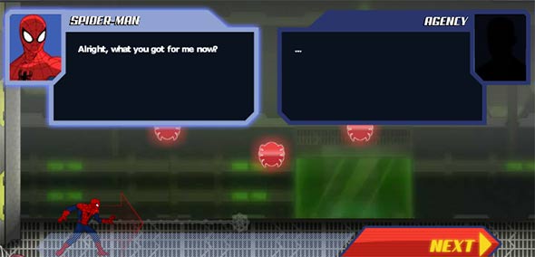 Spiderman Cyber Sabotage: receiving instruction from headquarters