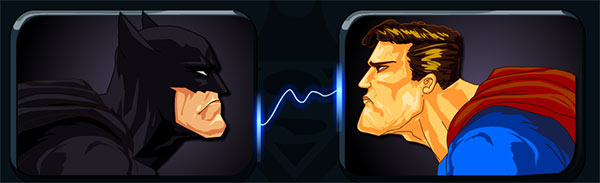 Batman vs Superman in Heroes Ride : gameplay image of Batman vs Superman in Heroes Ride