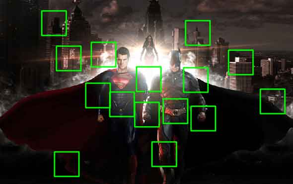 Hidden Spots Game - Batman vs Superman Trinity (level 3)