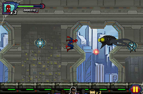 ultimate spiderman: iron spider online game - gameplay