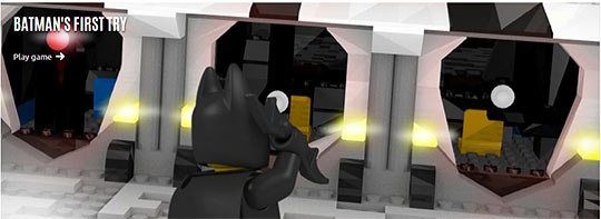 Lego Batman First Try online game