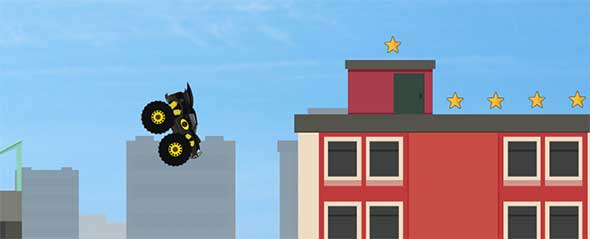 Monster Bat-truck superhero
