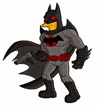 Batman Thomas Wayne - the simpsons way ="Batman