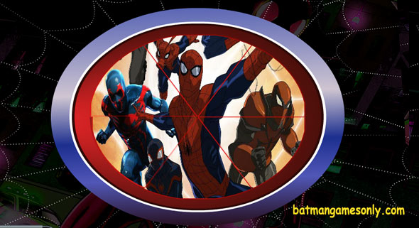 Spidey poses in front of couple of foes image 1: Spidey poses in front of couple of foes