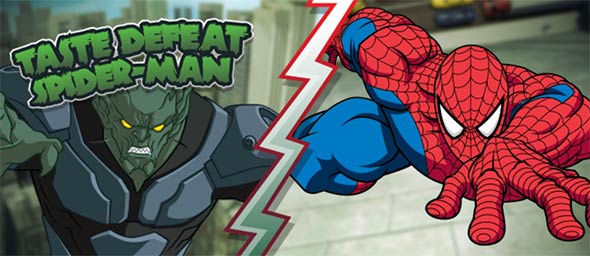 Spiderman vs Green Goblin: Green Goblin wins this time!