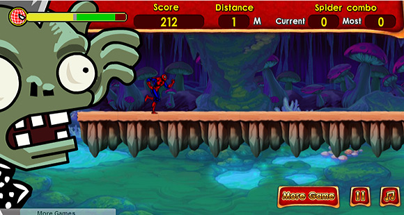 Spiderman Zombie Run 2 Spiderman Zombie Run 2