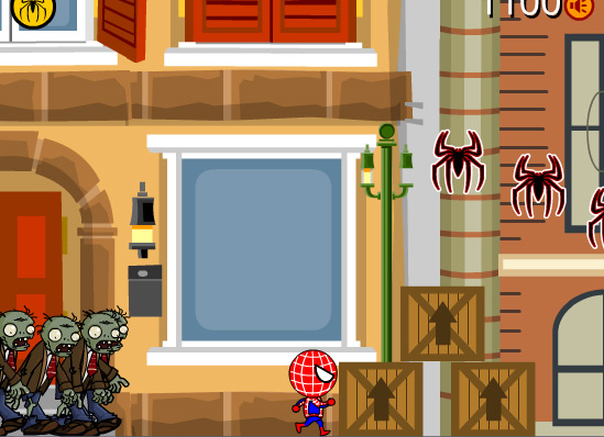 Spiderman Zombie Run 1 Spiderman Zombie Run 1