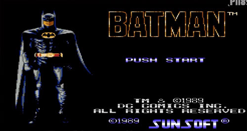 image of NES Batman version game from 1989