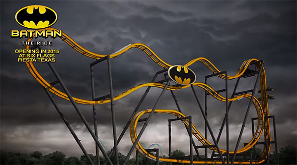 image of Batman The Ride poster